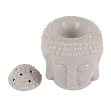 Load image into Gallery viewer, Small Grey Buddha Head Oil Burner