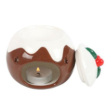 Load image into Gallery viewer, Christmas Pudding Oil Burner Wax Warmer