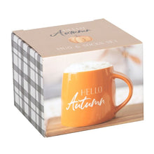 Load image into Gallery viewer, Hello Autumn Mug and Socks Set
