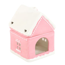 Load image into Gallery viewer, Pink Gingerbread House Oil Burner Wax Warmer