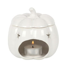 Load image into Gallery viewer, White Pumpkin Oil Burner Wax Warmer