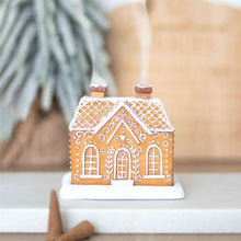 Load image into Gallery viewer, Gingerbread House Incense Cone Burner