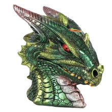 Load image into Gallery viewer, Large Green Dragon Head Backflow Incense Burner