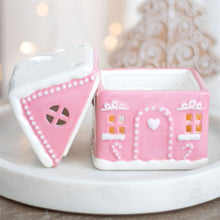 Load image into Gallery viewer, Pink Gingerbread House Oil Burner Wax Warmer