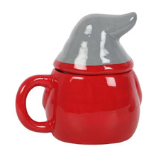 Load image into Gallery viewer, Red and Grey Gonk Lidded Mug