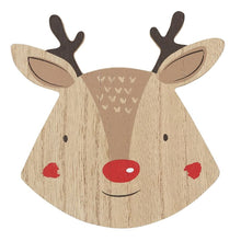 Load image into Gallery viewer, Set of 4 Reindeer Coasters