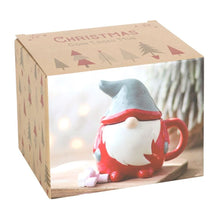 Load image into Gallery viewer, Red and Grey Gonk Lidded Mug