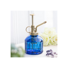Load image into Gallery viewer, Small Blue Glass Plant Mister