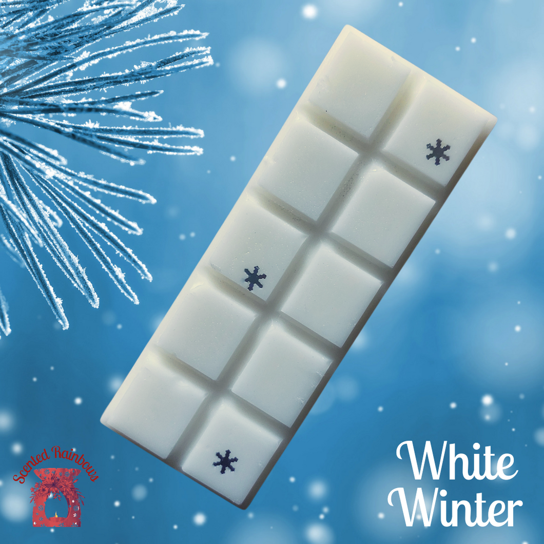White Winter Wax Melt Snap Bar