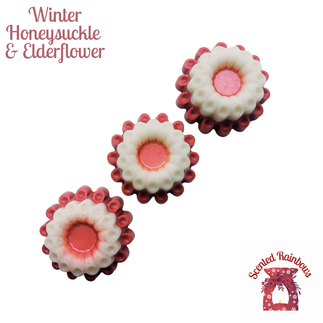 Winter Honeysuckle & Elderflower Wax Melt Flower