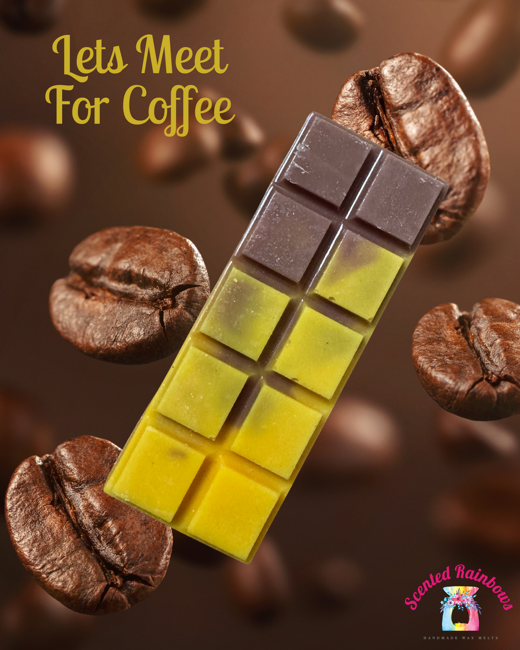 Lets Meet For Coffee Wax Melt Snap Bar