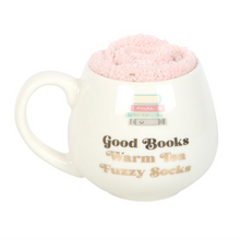 Load image into Gallery viewer, Good Books Mug and Socks Set
