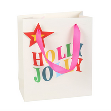 Load image into Gallery viewer, 23cm Holly Jolly Gift Bag
