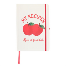 Load image into Gallery viewer, My Recipes A5 Notebook with Pen

