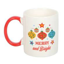 Load image into Gallery viewer, Merry and Bright Bauble Mug

