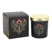 Load image into Gallery viewer, Midnight Bloom Black French Tulip Scented Candle
