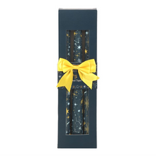 Load image into Gallery viewer, Set of 3 Starry Night Taper Candles
