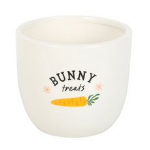 Load image into Gallery viewer, Bunny Treats Ceramic Pot
