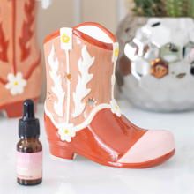 Load image into Gallery viewer, Cowboy Boot Oil Burner and Wax Warmer
