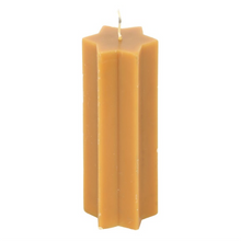 Load image into Gallery viewer, Gold Starry Night Star Shaped Taper Candle
