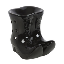 Load image into Gallery viewer, *Black Witch Boots Ceramic Oil Burner (12/24)
