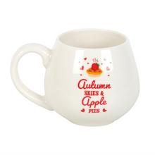 Load image into Gallery viewer, Autumn Skies &amp; Apple Pies Rounded Mug
