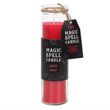 Load image into Gallery viewer, Love Red Rose Magic Spell Tube Candle
