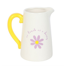 Load image into Gallery viewer, Fresh as a Daisy Ceramic Flower Jug
