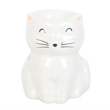 Load image into Gallery viewer, White Happy Cat Oil Burner
