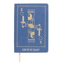 Load image into Gallery viewer, King of My Heart Playing Card A5 Notebook

