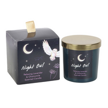 Load image into Gallery viewer, Night Owl Lavender &amp; Chamomile Candle
