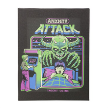 Load image into Gallery viewer, 19x25cm Anxiety Attack Canvas Plaque by Steven Rhodes

