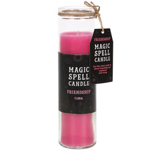 Load image into Gallery viewer, Friendship Floral Magic Spell Tube Candle

