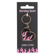 Load image into Gallery viewer, Burning Heart Keyring
