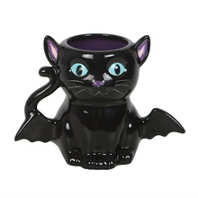 Load image into Gallery viewer, Cute and Creepy Bat Cat Mug
