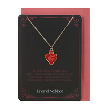 Load image into Gallery viewer, Love Potion Enamel Necklace Card
