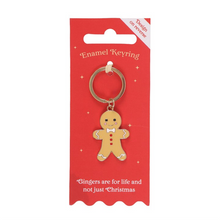 Load image into Gallery viewer, Gingerbread Man Keyring

