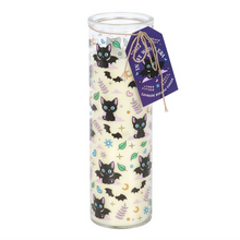 Load image into Gallery viewer, Cute and Creepy Cat Print Lavender Tube Candle
