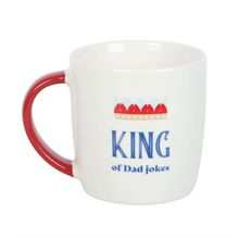 Load image into Gallery viewer, King of Dad Jokes Mug
