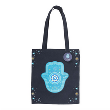 Load image into Gallery viewer, Hand of Hamsa Polycotton Tote Bag
