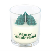 Load image into Gallery viewer, Winter Wonderland Candle with Tree Scene
