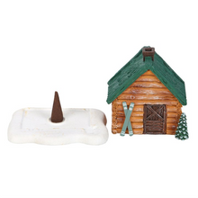 Load image into Gallery viewer, Cabin Ski Chalet Incense Cone Holder
