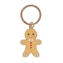 Load image into Gallery viewer, Gingerbread Man Keyring
