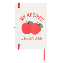 Load image into Gallery viewer, My Recipes A5 Notebook with Pen
