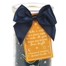 Load image into Gallery viewer, Starry Night Cinnamon &amp; Blackberry Tube Candle
