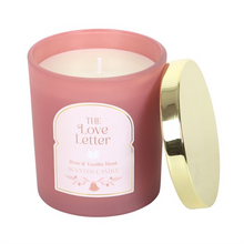 Load image into Gallery viewer, The Love Letter Rose &amp; Vanilla Musk Candle
