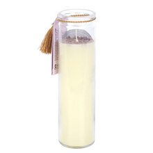Load image into Gallery viewer, Selene Goddess Tube Candle with Amethyst Crystals

