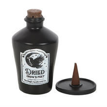 Load image into Gallery viewer, Dried Crow&#39;s Feet Incense Cone Holder
