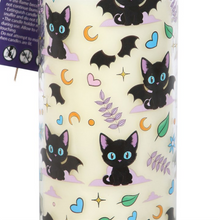 Load image into Gallery viewer, Cute and Creepy Cat Print Lavender Tube Candle
