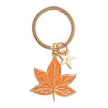 Load image into Gallery viewer, Autumn Magic Leaf Keyring

